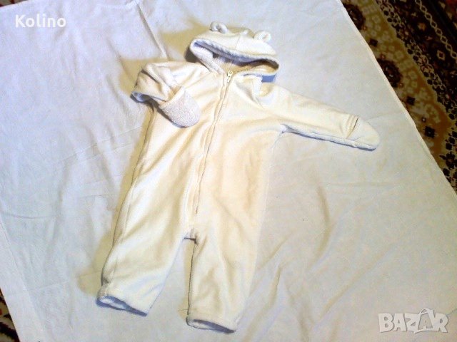  Ромпърчета 100% памук, унисекс, 12+18м., като нови, снимка 2 - Детски панталони и дънки - 23555484