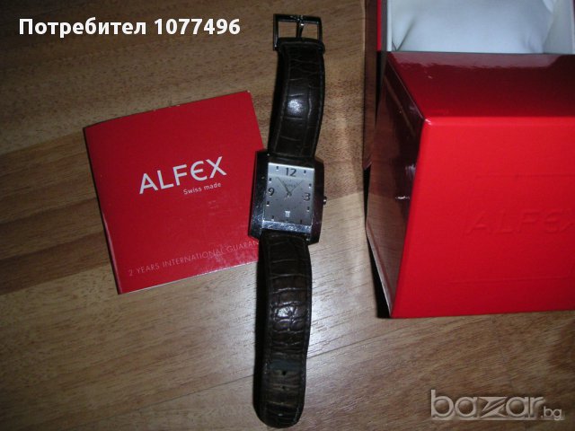ШВЕЙЦАРСКИ Дамски часовник Alfex, снимка 3 - Дамски - 14998389
