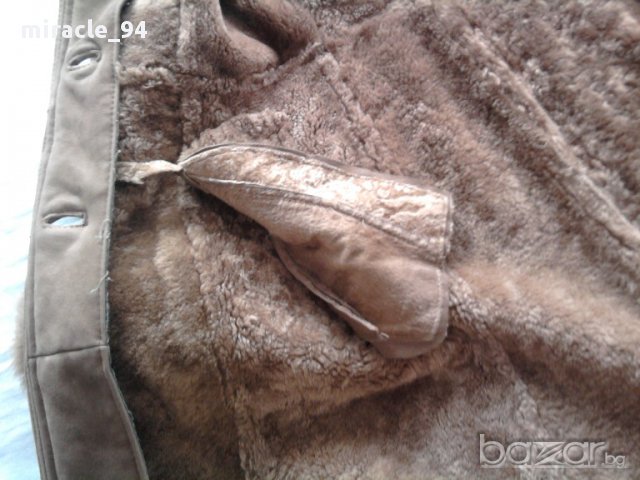 Нов дамски дълъг кожух от естествена кожа , снимка 10 - Палта, манта - 12748145
