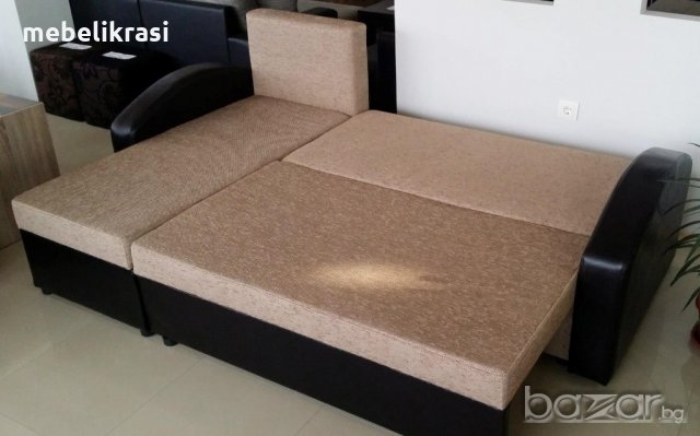 Диван ъглов Елена разтегателен с 2 ракли. Промо-Наличен!, снимка 15 - Дивани и мека мебел - 19517309