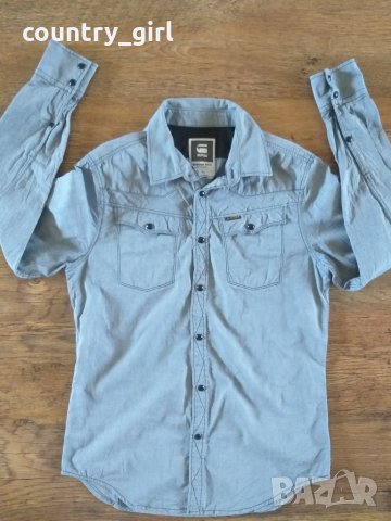 g-star tailor shirt - страхотна мъжка риза КАТО НОВА, снимка 6 - Ризи - 26183841