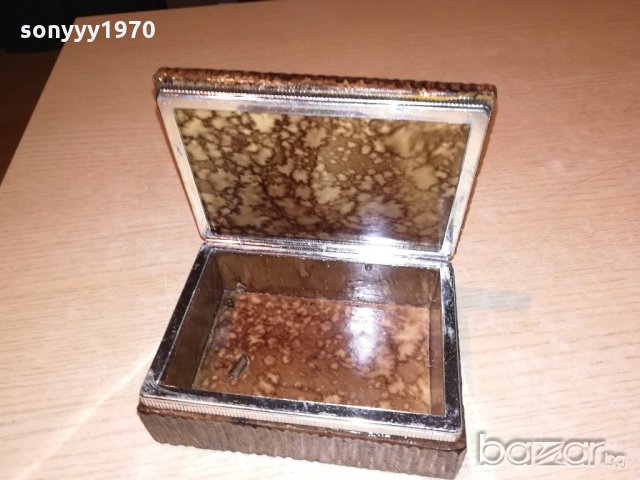 красива кутия за бижута-14х10х6см-внос швеицария, снимка 4 - Антикварни и старинни предмети - 20291385