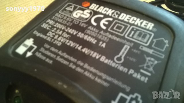 black&decker battery charger+black&decker battery-внос швеицария, снимка 8 - Винтоверти - 23825707