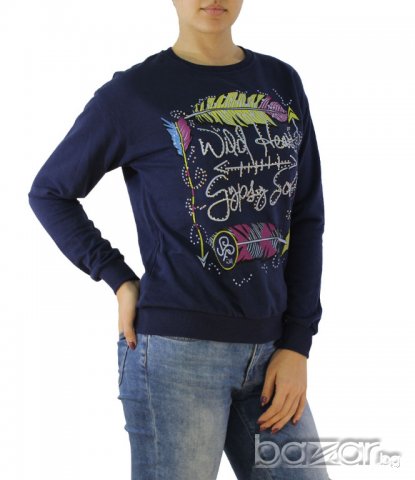 Промо! Дамска блуза дълъг ръкав 1166, снимка 2 - Блузи с дълъг ръкав и пуловери - 20631814