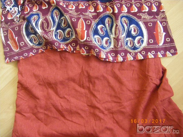 Индийски памучен костюм ХЛ-2ХЛ, снимка 3 - Костюми - 17676798