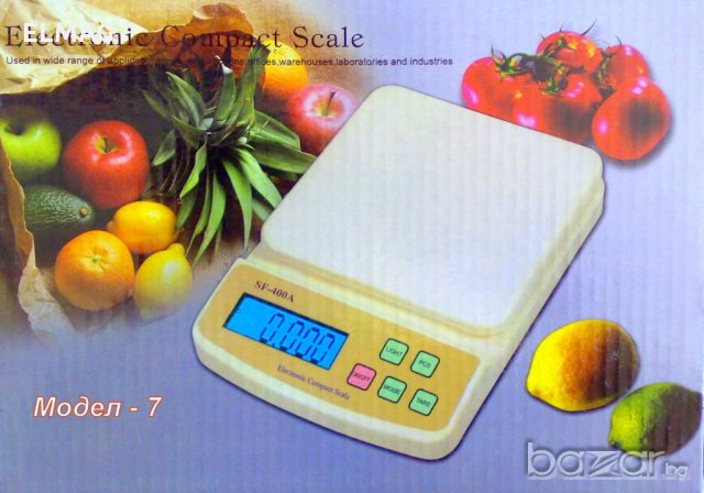 ДОМАКИНСКА ВЕЗНА, КУХНЕНСКО КАНТАРЧЕ  ''SF-400A''  5000g х 1g
