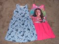 Намалени! Лот от 2 бр. рокли Soy Luna и H&M за 9-10 г., снимка 2