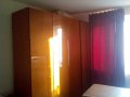 Спалня,4-крилен гердероб с надстройка,тоалетка с огледа 2 бр. нощни шкафчета, 2 бр. пружини и дюшеци, снимка 1 - Гардероби - 16797383