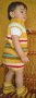 Ръчно плетен бебешки костюм жилетка и гащички пелена, снимка 4