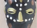  Африканска маска с кобо и бронз, снимка 6
