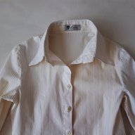 Бяла риза за момиче, 146/152 см.  , снимка 4 - Детски ризи - 18325102