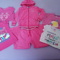 Много дрехи за момиче, размер 110-116, снимка 1 - Детски комплекти - 24030085