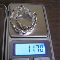 Унисекс, стабилна сребърна гривна проба 925, снимка 4 - Гривни - 25400358