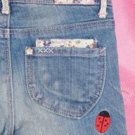 Дънки на Н&М с цветни бродерии , снимка 6 - Детски панталони и дънки - 11124964