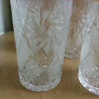 Кристални чаши руски кристал , снимка 2 - Антикварни и старинни предмети - 25663014