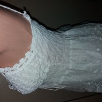 Нежна рокля с плетиво и датела, снимка 3 - Рокли - 22039330