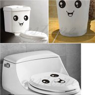 Забавен стикер за тоалетна - Усмихнато човече, снимка 3 - Декорация за дома - 9108420