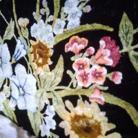 Кафьор за стена плюш декор цветя, снимка 6 - Антикварни и старинни предмети - 25553929