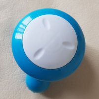 Синьо-бял Малък Масажор С 3 ААА Батерии, снимка 4 - Масажори - 24136236