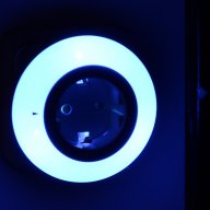 LED цветна нощна лампа/ контакт, нова, немска, внос от Германия, снимка 6 - Настолни лампи - 16697833