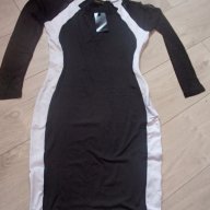 Дамска рокля в черно и бяло, снимка 4 - Рокли - 13944334