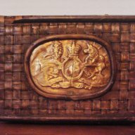 Стара кутия с бронз, снимка 8 - Антикварни и старинни предмети - 6731107