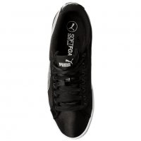 ПРОМО 🍊 PUMA № 38 🍊 Дамски обувки със сатениран ефект BLACK&SILVER нови с кутия, снимка 7 - Маратонки - 25358811