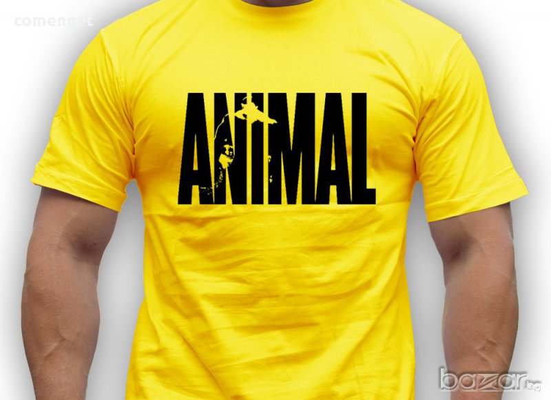 Fitness Mania! Мъжка тениска Animal Power - различни цветове! Бъди различен поръчай с твоя снимка!, снимка 1