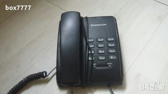 Телефон с бутони - чèрен