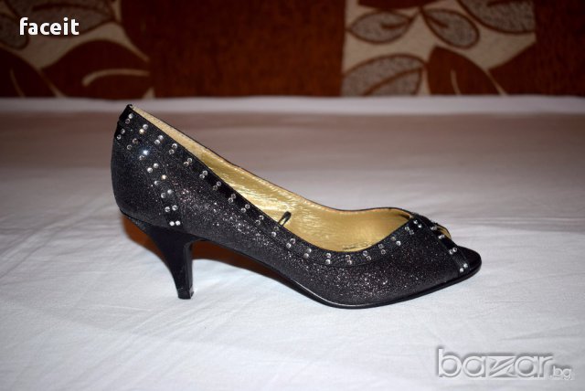 TESORI - 100% Оригинални луксозни италиански дамски обувки / ТЕСОРИ / Ток / Блестящи , снимка 5 - Дамски ежедневни обувки - 17433561