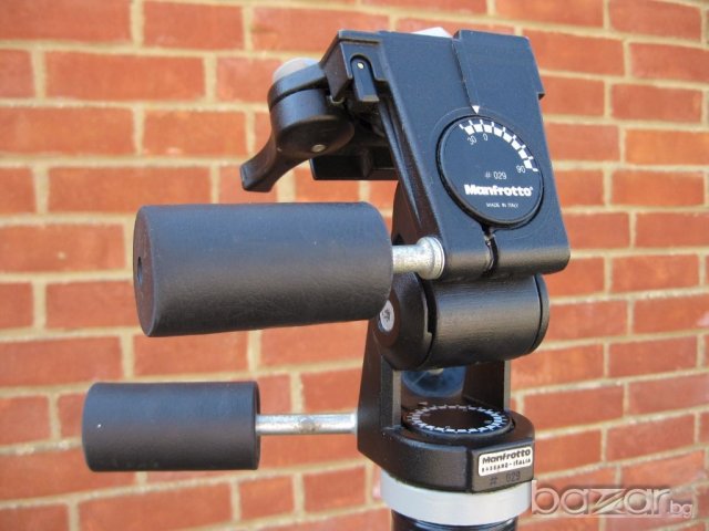 Manfrotto 029 глава за трипод 3D., снимка 9 - Чанти, стативи, аксесоари - 21184772