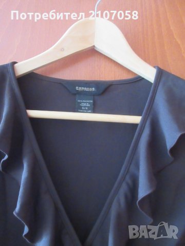 тъмнокафява рокля на Express, снимка 2 - Рокли - 24584491