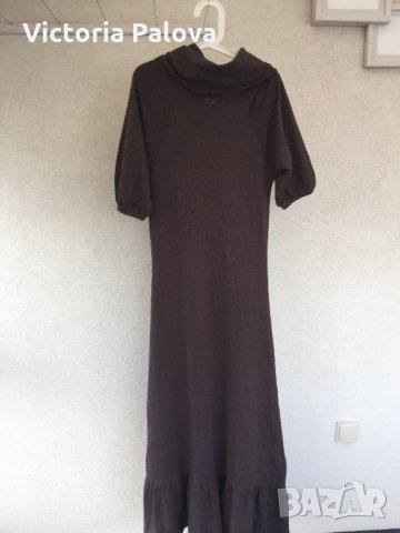 Дълга рокля,плетен памук, снимка 4 - Рокли - 22669789