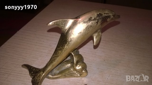 делфин-ретро колекция-внос испания-12х8х5см, снимка 2 - Колекции - 25242788