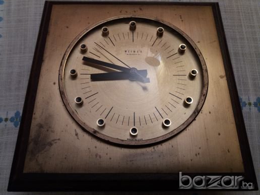 Стар стенен часовник WEIMAR., снимка 4 - Антикварни и старинни предмети - 21113014