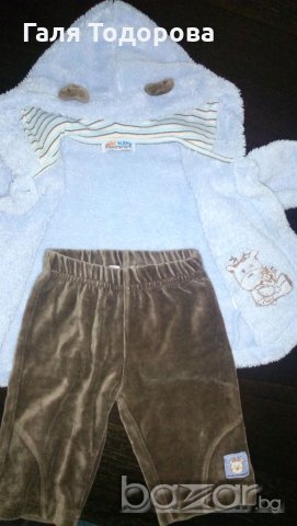 Яке с панталони 68см , снимка 2 - Панталони и долнища за бебе - 19772752