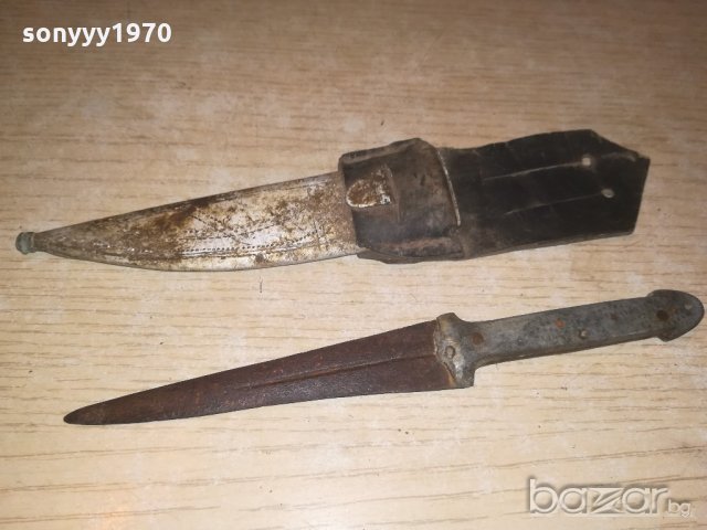 антика-стар нож с кания-18/21см, снимка 9 - Колекции - 20967181