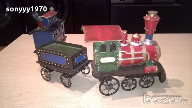 Влакче-композиция с вагони-50/18/9см-внос швеицария, снимка 12 - Антикварни и старинни предмети - 15003187