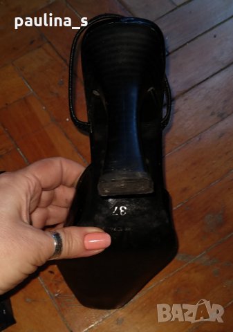 Уникални италиански обувки "Ness" естествен лак, снимка 6 - Дамски обувки на ток - 25030188