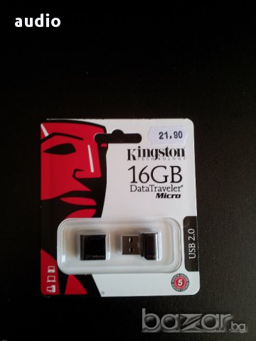 Продавам  USB флаш памет Kingston DataTraveler Micro 16GB, снимка 1 - USB Flash памети - 11335904