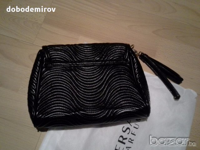 Нова дамска чанта/клъч Versace Black Clutch / Evening bag, оригинал, снимка 3 - Чанти - 14419853