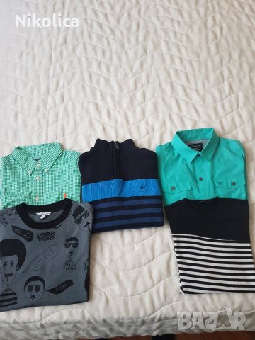 Детски блузи/ризи Ralph Lauren,Сalvin Klein,Little Marc Jacobs за 10-12 год.момче.Като нови!