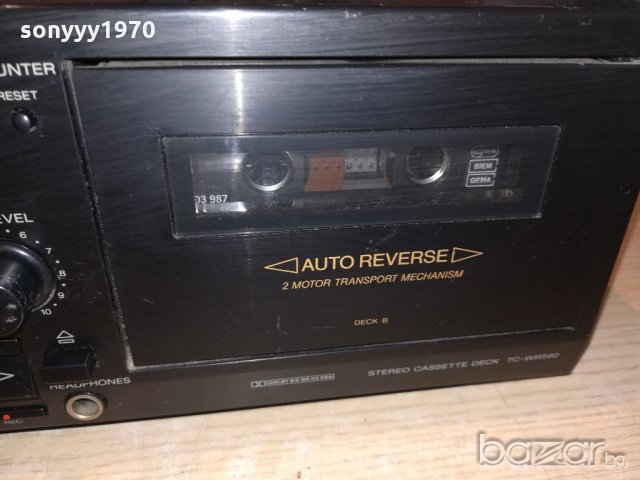 sony tc-wr590 2 motor deck made in japan-внос швеицария, снимка 7 - Ресийвъри, усилватели, смесителни пултове - 21305874