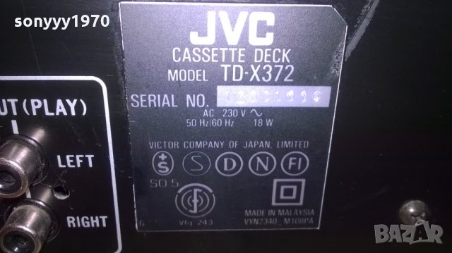 jvc td-x372 direct drive motor-dolby hx pro-внос швеция, снимка 17 - Декове - 23868890