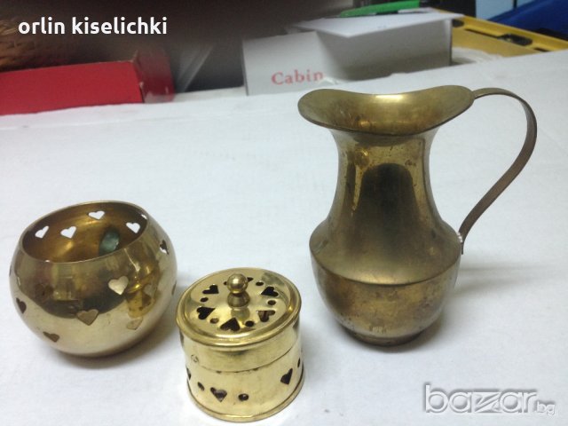 Месинг декорация, снимка 2 - Статуетки - 21110061