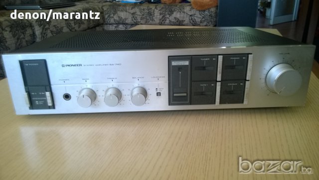 pioneer sa-740-stereo amplifier-made in japan-внос швеицария, снимка 6 - Ресийвъри, усилватели, смесителни пултове - 8259200