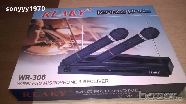 нови безжични микрофони с приемник, снимка 5 - Микрофони - 19300560
