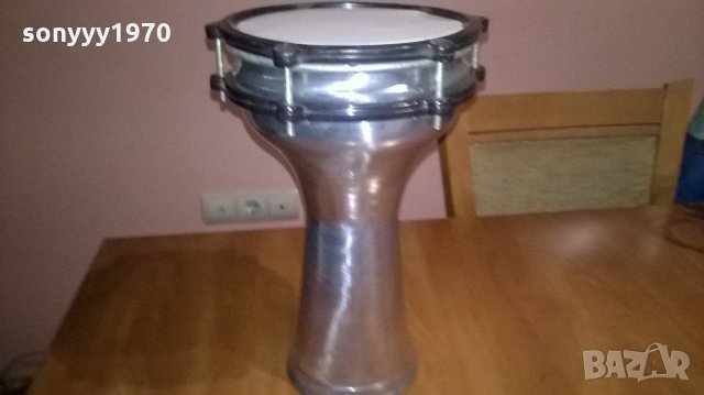 нова тарамбука с бяла кожа/пластика-30х20см-от сирия