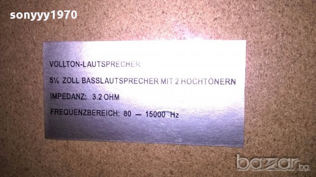 elta-made in germany-тонколони 2бр-внос швеицария, снимка 10 - Ресийвъри, усилватели, смесителни пултове - 12660885