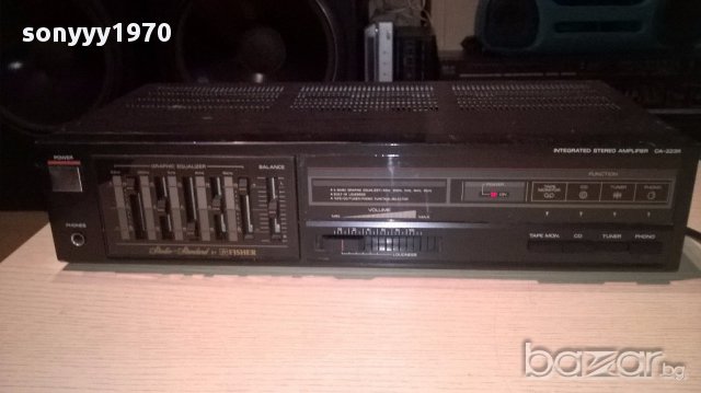 fisher amplifier-made in japan-внос швеицария, снимка 11 - Ресийвъри, усилватели, смесителни пултове - 14221027